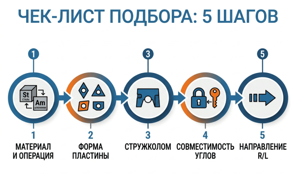 Чек-лист подбора: 5 шагов от кода к инструменту