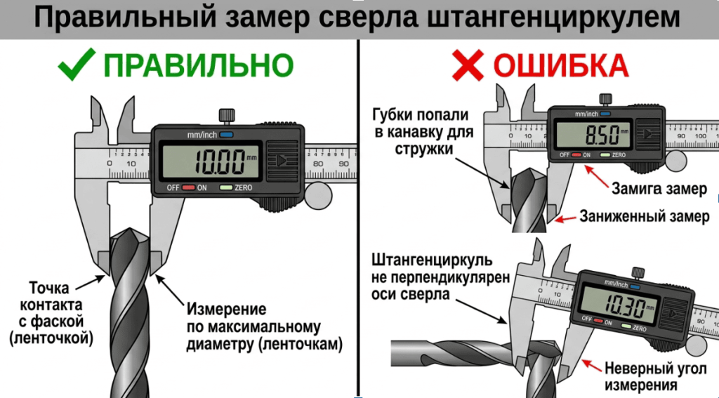 Как правильно подобрать диаметр сверла