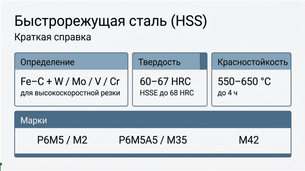 Что такое сталь HSS: полное руководство